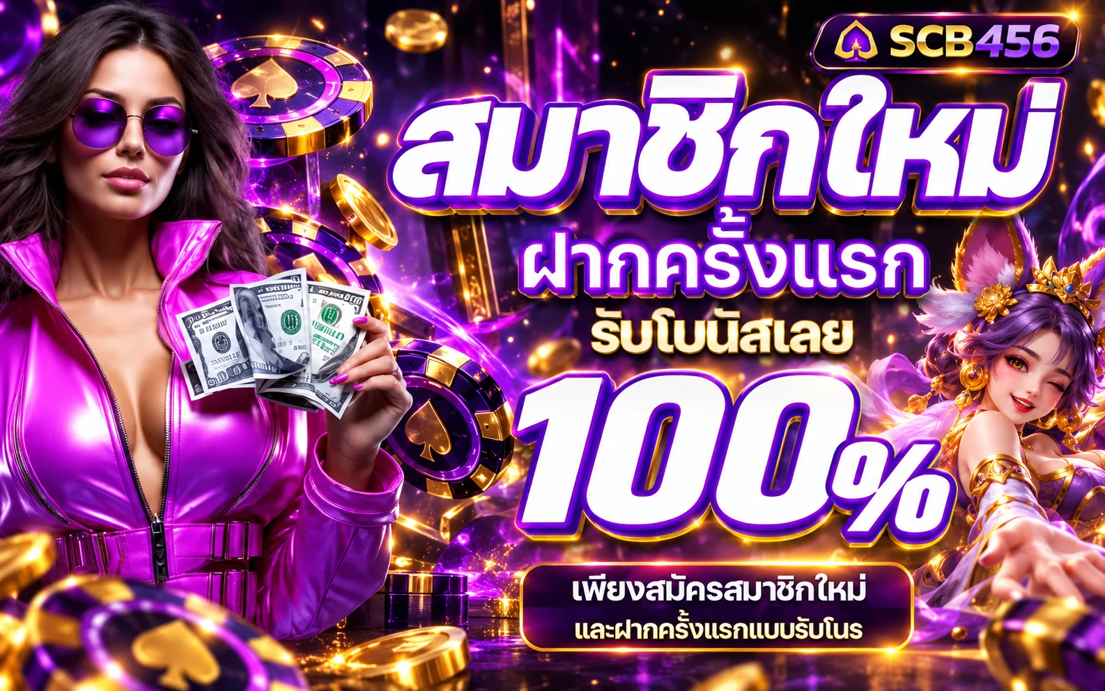 สมัคร SCB456 รับข้อมูลสิทธิ์สมาชิกใหม่